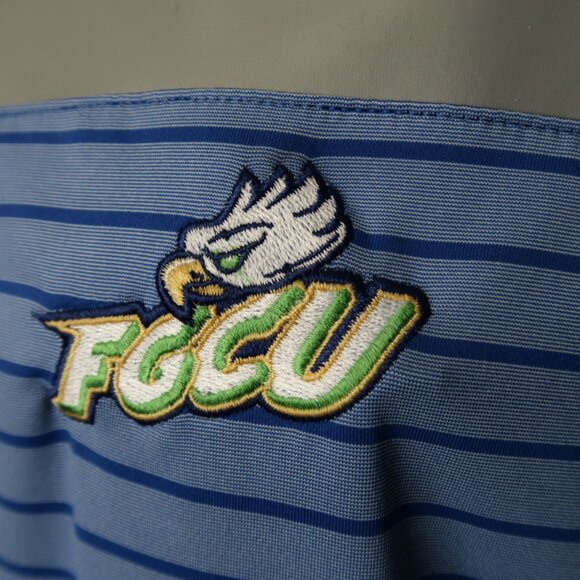 FGCU Eagles Blue Columbia Stretch Polo (L) OMG! ⛳️ 🏀 - Picture 12 of 13